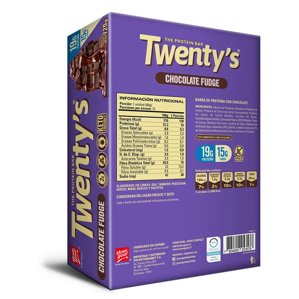 Twenty's Chocolate Fudge (x12)