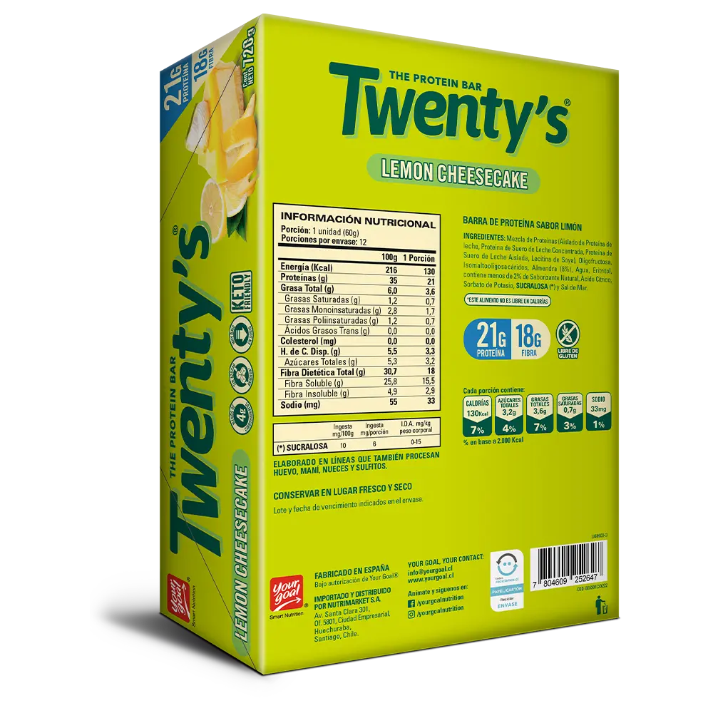 Twenty's Lemon Cheesecake (x12)