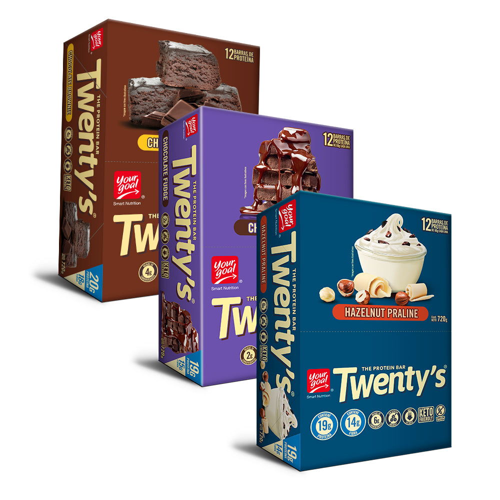 Twenty's Pack 3 Sabores (12 c/u) – Your Goal