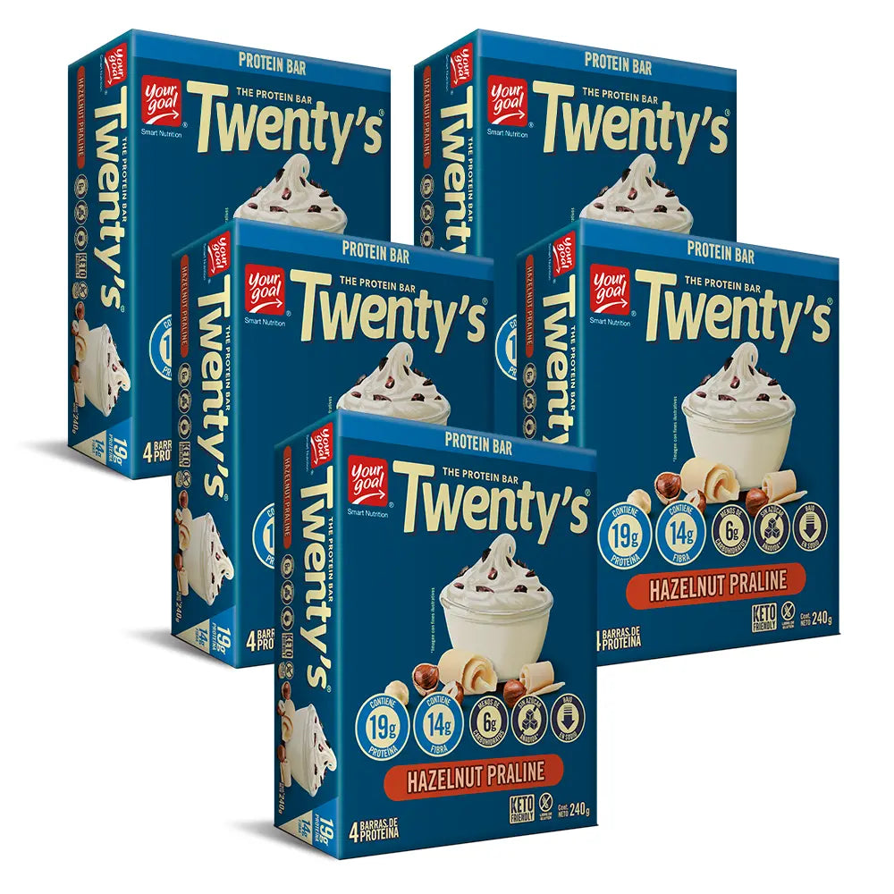 Pack 20 Barras Twenty's Hazelnut Praline