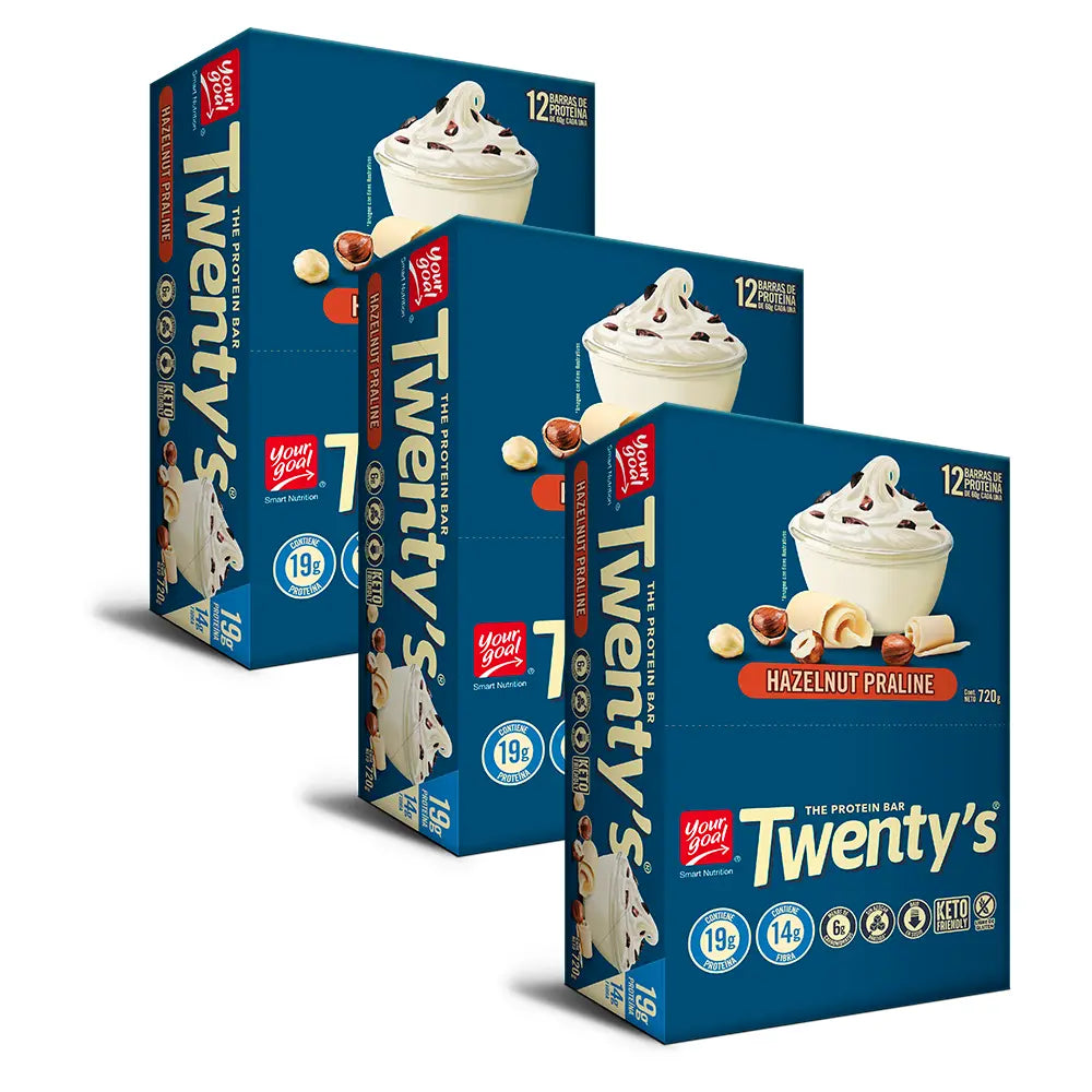 Pack 36 Barras Twenty's Hazelnut Praline