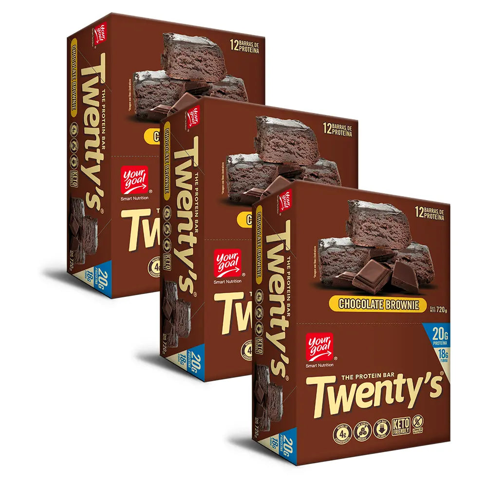 Pack 36 Barras Twenty's Chocolate Brownie