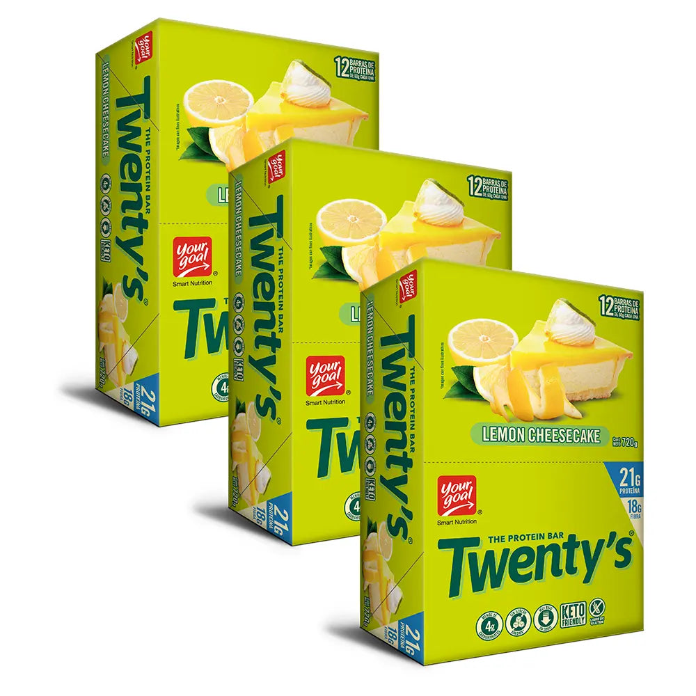 Pack 36 Barras Twenty's Lemon Cheesecake