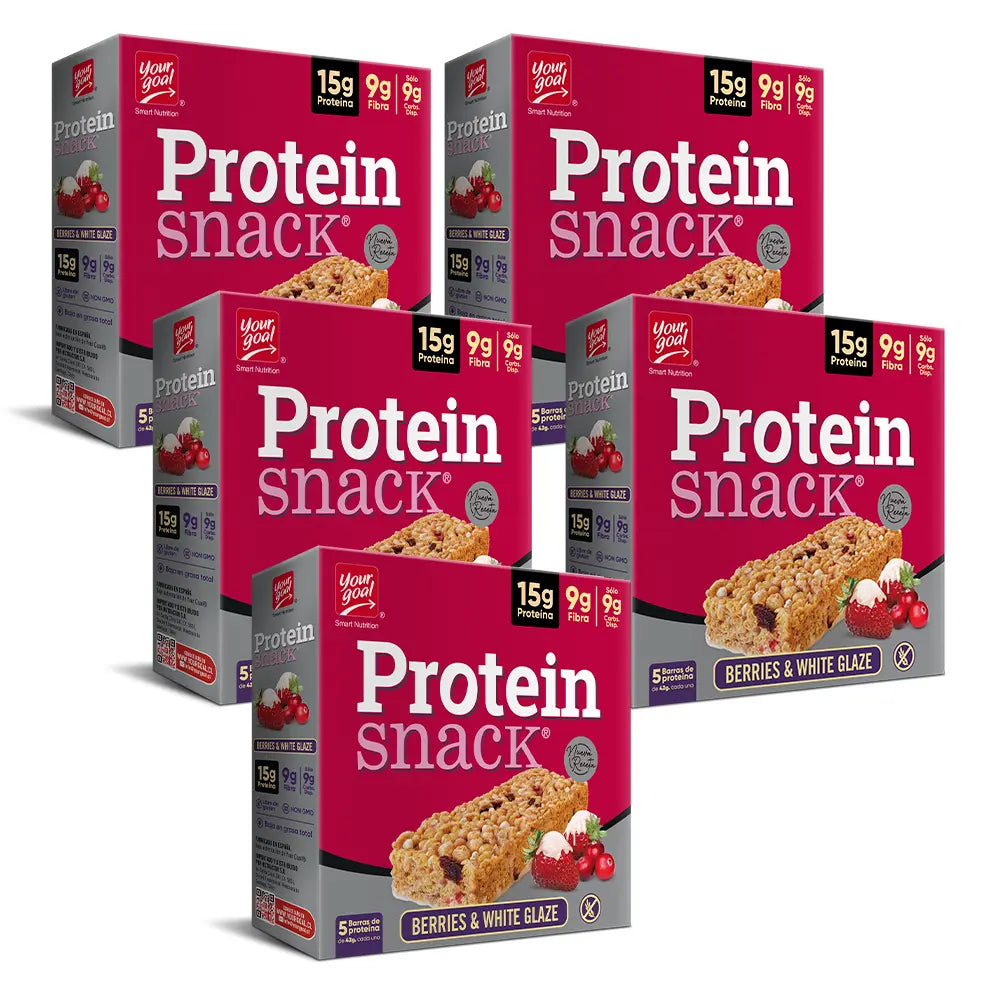 Pack 25 Barras Protein Snack Berries & White Glaze