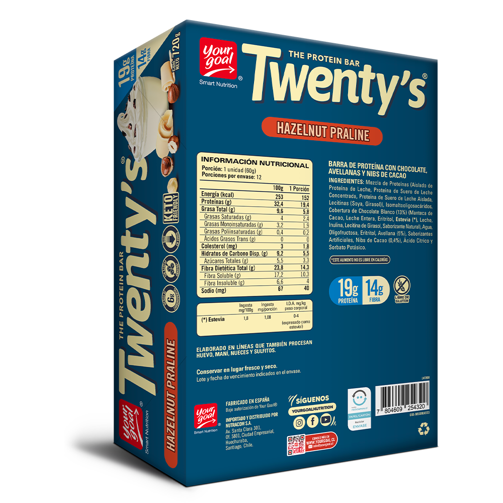 Twenty's Hazelnut Praline (x12)